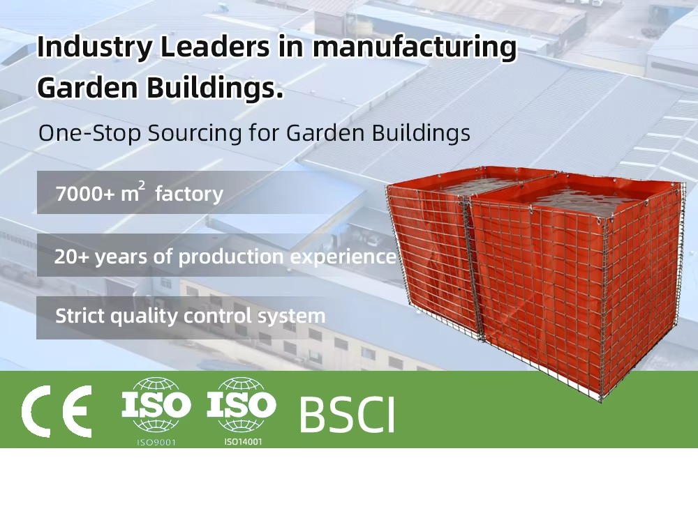 Industry Leaders in manufacturing
Garden Buildings.