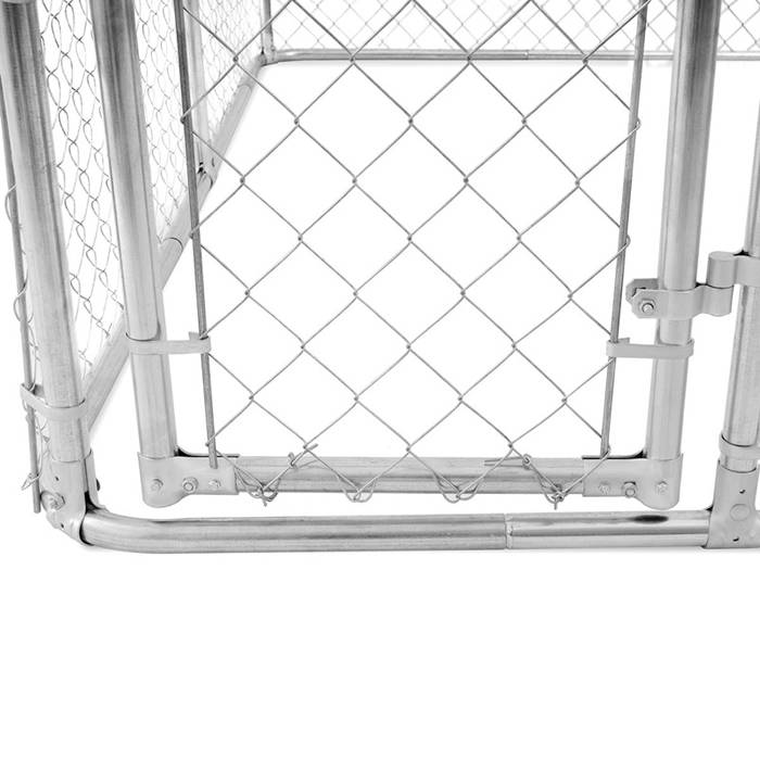 chain link dog kennel gate