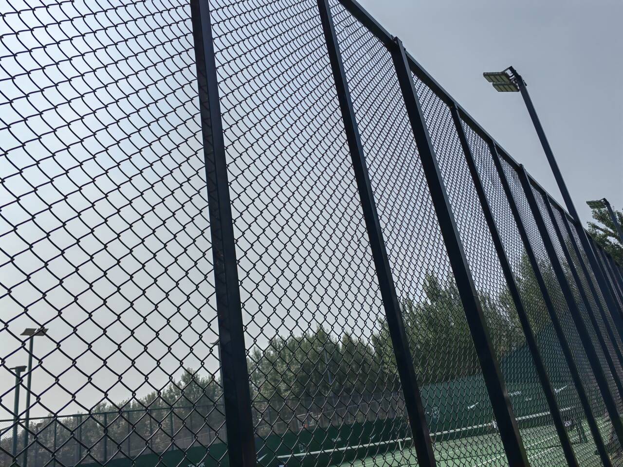 factory chain link fence