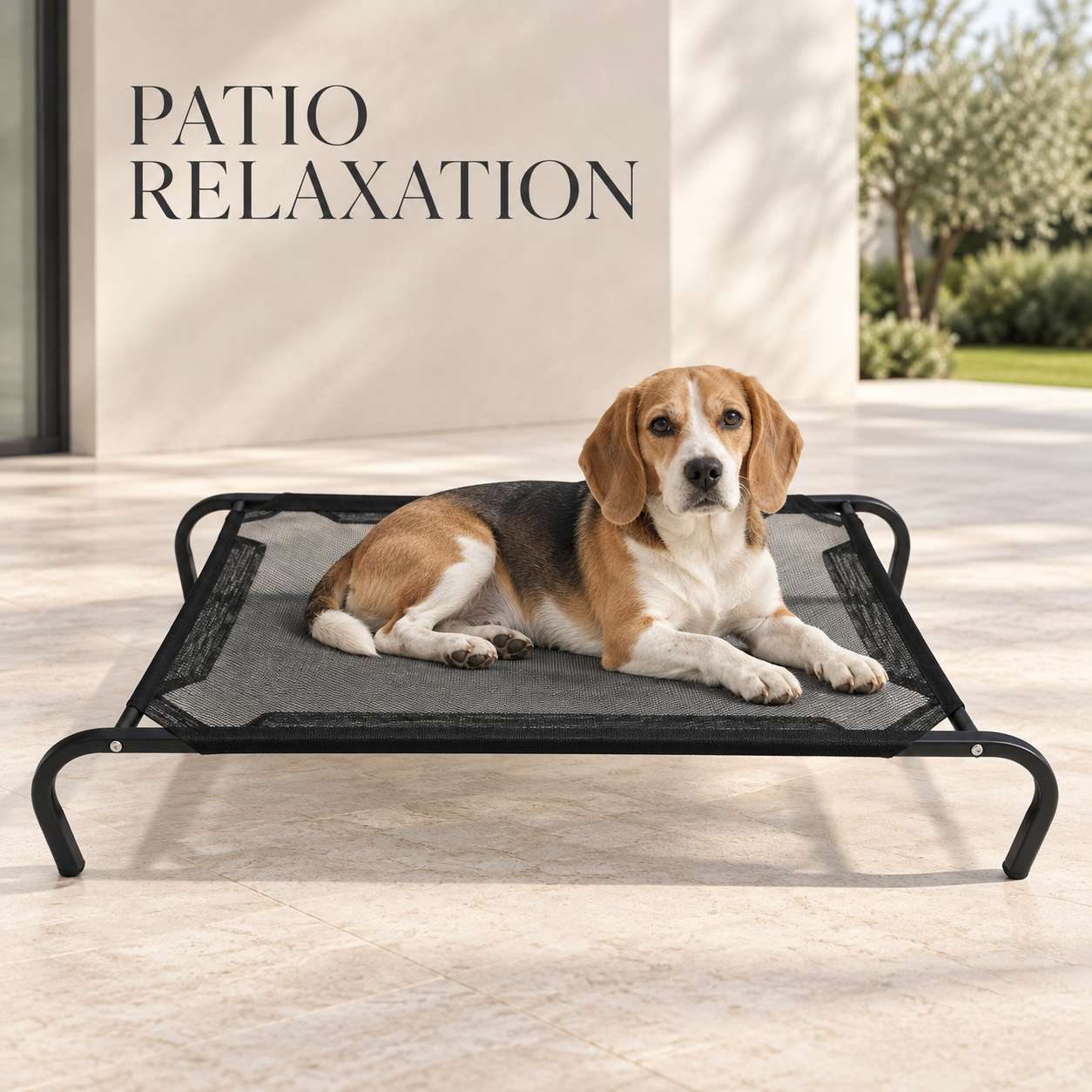 Elevated Dog Bed with Breathable Mesh